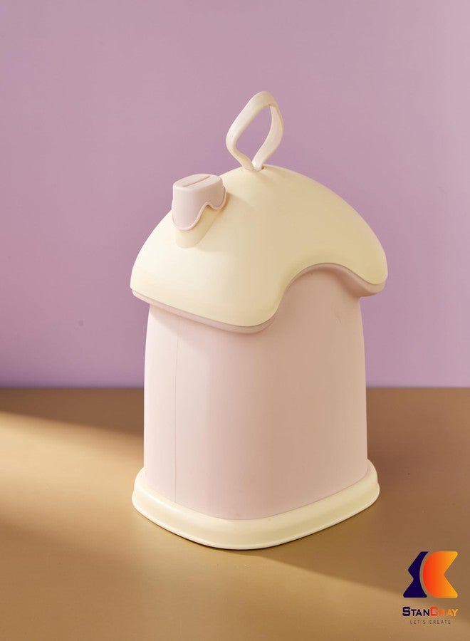 STANCRAY Cute Small Savings Bank Money Deposit and Withdrawal Piggy Bank with Key Holder House Piggy Bank for Girls and Boys Coin Bank with Handle, Lock and Key. (Model 3) - Image 5